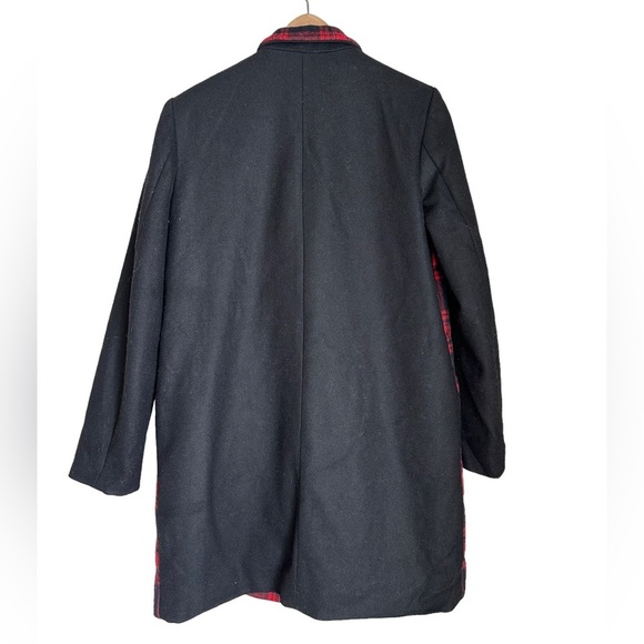Gap Double Breasted Wool Blend Plaid Winter Coat Size: M - Picture 12 of 13